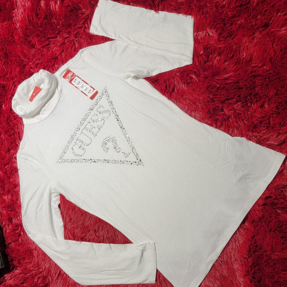 GUESS White sweater
